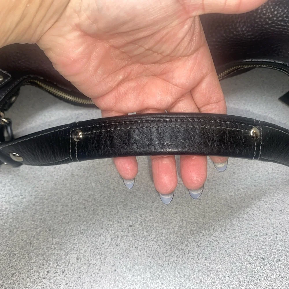 Coach Y2K Large Penelope Black Leather Hobo Bag GUC